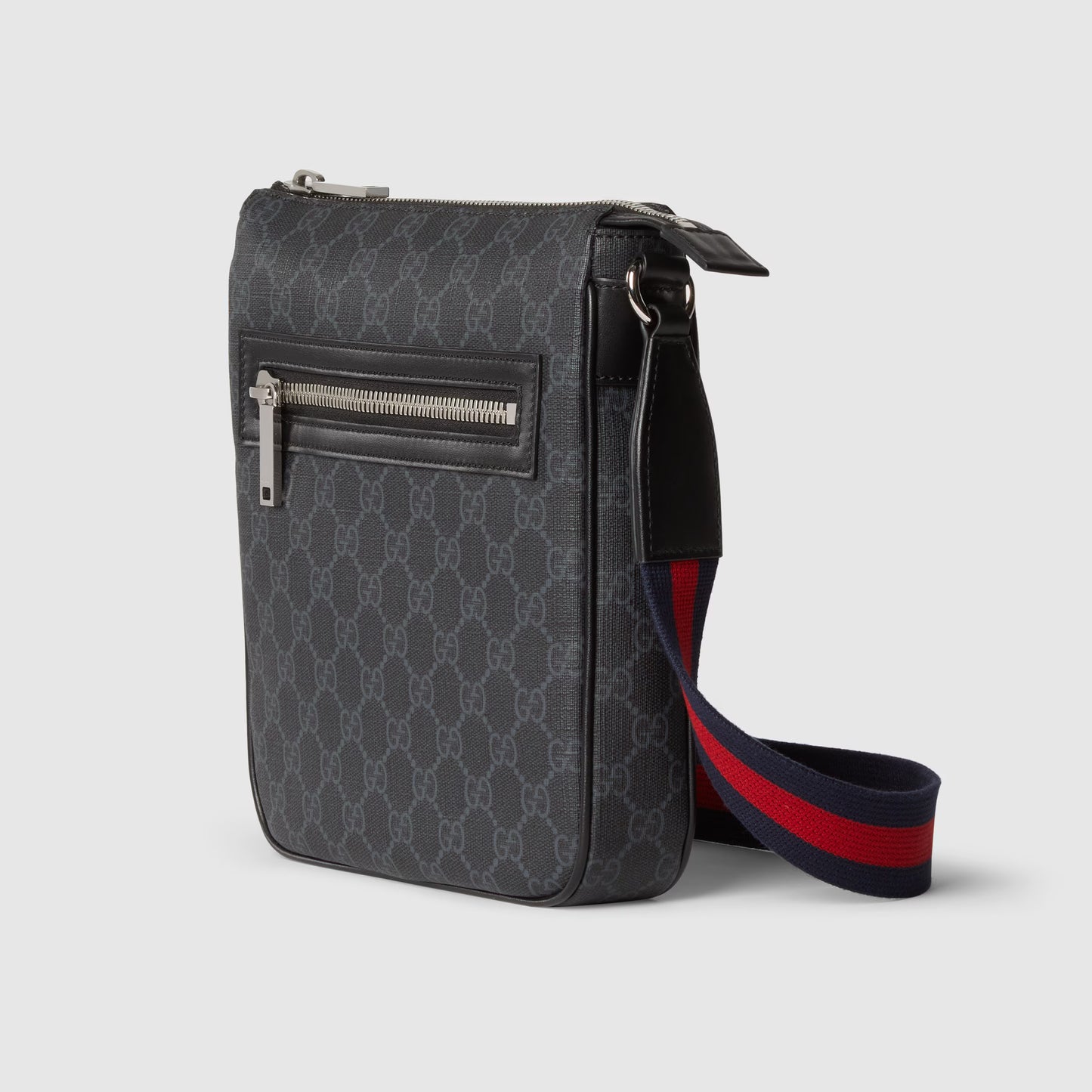 GUCCI SMALL GG CROSSBODY BAG MEN - BLACK