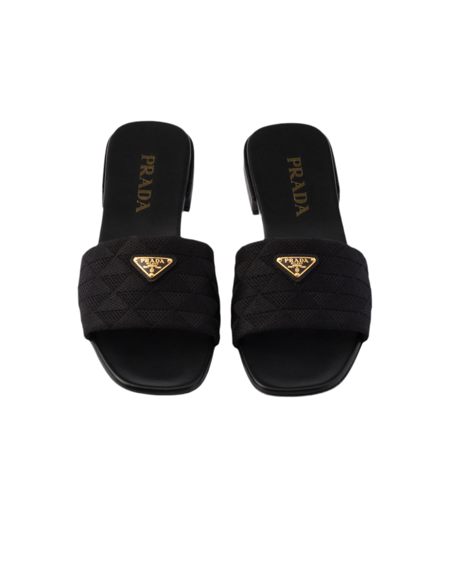 EMBROIDERED FABRIC SLIDES