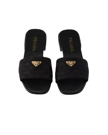 EMBROIDERED FABRIC SLIDES