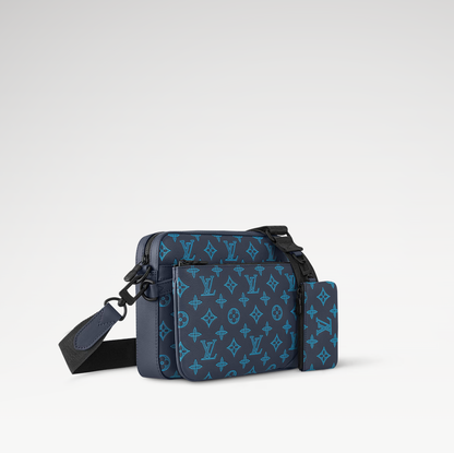 LOUIS VUITTON TRIO MESSENGER BAG MENS - BLACK/BLUE