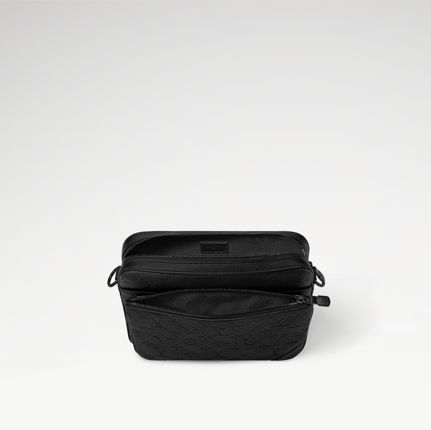 LOUIS VUITTON TRIO MONOGRAM MESSENGER BAG MENS - BLACK